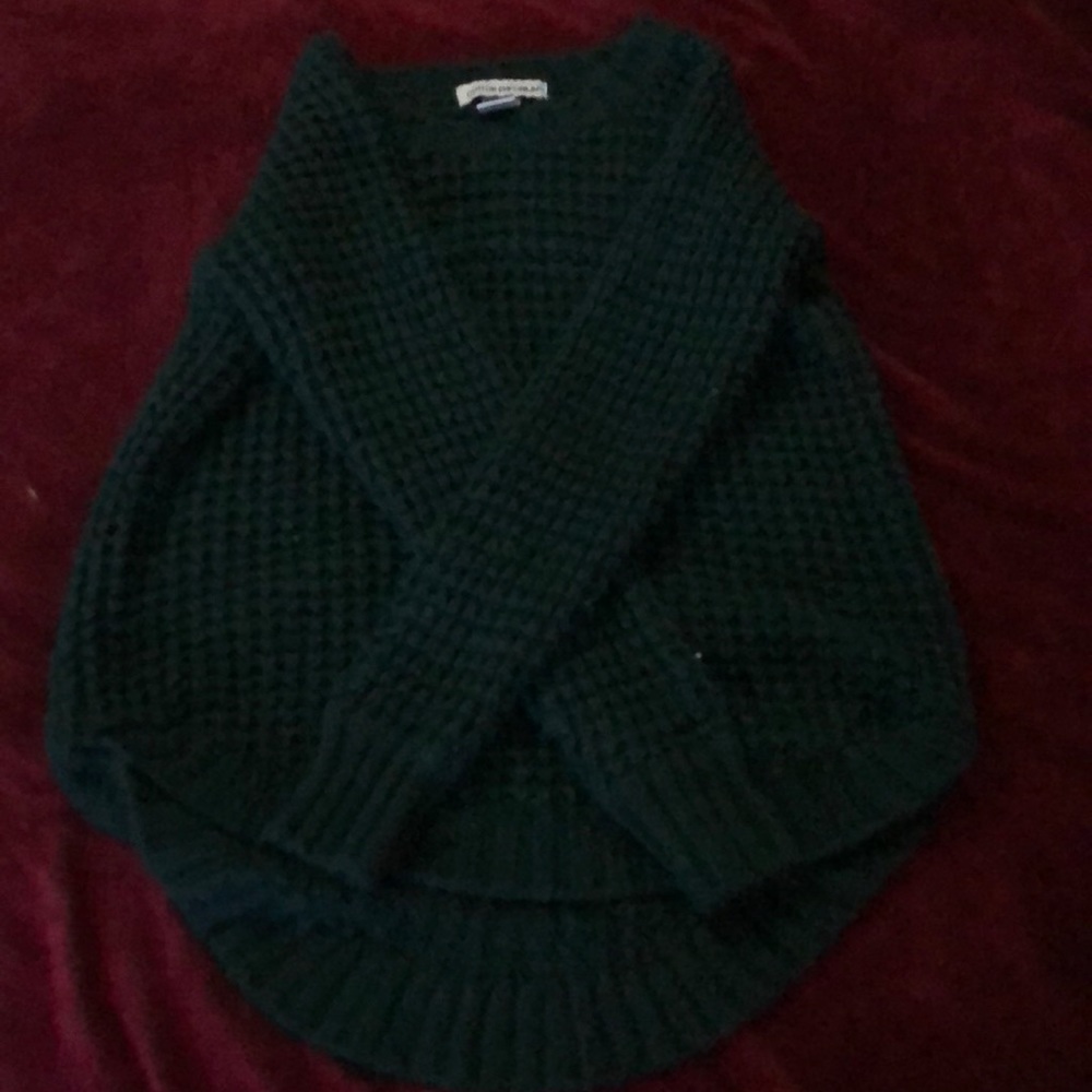 Green sweater
